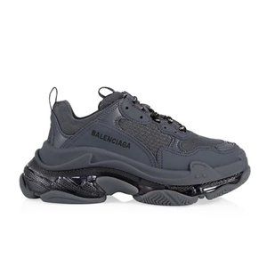 NEW ! Balenciaga Triple S Clear Sole Sneakers OMBRE BLUE Size 8